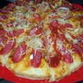 Cooksnap dari Danish Edison untuk resep Pizza sosis kukus pedas level 30