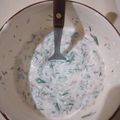 El cooksnap de Doris Camarena cuando hizo Tzatziki de cáscara de sandìa.
