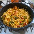 El cooksnap de henar cuando hizo Pasta con tomate frito casero y verdura salteada.