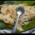 Cooksnap dari Hena halim untuk resep Nasi bakar ayam teri kemangi sedeeep