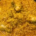 El cooksnap de astrid badia cuando hizo Arroz con alitas de pollo.