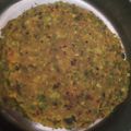 Rekha Vora's cooksnap of when they made પાલક પરોઠા વીથ મસાલા ભીંડા (Palak Paratha Masala Bhinda Recipe In Gujarati).