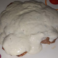 El cooksnap de Sabina Romero cuando hizo Filet de porc amb salsa roquefort/salsa pebre negre.