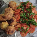 El cooksnap de Yamil Hernán Bacha cuando hizo Croquetas de harina de maíz.