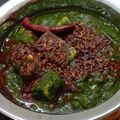 Krishna Joshi's cooksnap of when they made પાલક પનીર (Palak paneer recipe in Gujarati).