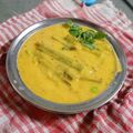 Rachana Shah's cooksnap of when they made સરગવા ની શીંગ નુ લોટ વાળુ શાક (Sargava Ni Sing Nu Lot Valu Sabji Recipe In Gujarati).