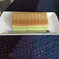 Cooksnap dari Rizki Nasution untuk resep Ogura Pandan Cake