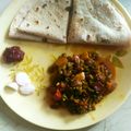 Nupur Prajapati's cooksnap of when they made લીલી ચોળી બટેકા નું શાક (Lili Chori Bataka Shak Recipe In Gujarati).