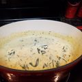 Lauren's cooksnap of when they made Chicken and Gnocchi Soup.