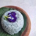 Cooksnap dari SiRa_UmmuTsa untuk resep 115. Nasi Liwet Bunga Telang aka Nasi Kerabu Malaysia 💙