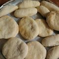 El cooksnap de Enzo Zalazar cuando hizo Pan pita o pan árabe.