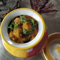Runu Chowdhury's cooksnap of when they made রাজস্থানী গাট্টে কি সব্জী.