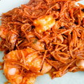 El cooksnap de Jose Barragan cuando hizo Fideuá con calamares, pulpo y gambas.