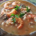 El cooksnap de Marisol cuando hizo Judías blancas con gambas y almejas.