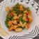 El cooksnap de Mar Zamo cuando hizo Calamares con guisantes.