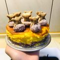 嘟嘟嘟 的 芋頭巴斯克乳酪蛋糕Basque Cheesecake(比依氣炸鍋) cooksnap