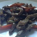El cooksnap de Gema Buonarroti cuando hizo Ternera en salsa de ostras.