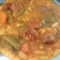 El cooksnap de Sandra cuando hizo Potaje de habichuelas con calabaza y judías verdes.