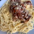 El cooksnap de Lucía cuando hizo Espaguetis con boloñesa casera.