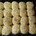 El cooksnap de María Amelia cuando hizo Pan de papa para hamburguesas.