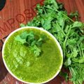 Priya Dwivedi का कुकस्नैप जब उन्होंने हरी चटनी (hari chutney recipe in Hindi) बनाया था।
