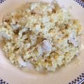 El cooksnap de begonyeta cuando hizo Risotto de pollo.