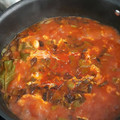 El cooksnap de helicoptero62 cuando hizo Nopalitos en salsa de chile guajillo con huevos ahogados (Olla de cocción lenta-SlowCooker-CrockPot).