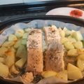 El cooksnap de Beatriz Ostos García cuando hizo Salmón y patatas al vapor con robot Clickchef.
