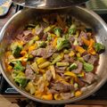 El cooksnap de Ferdi Aguilera cuando hizo Fajitas de res con verduras.