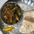 Neeta Jdeja's cooksnap of when they made વાલોર રીંગણ બટાકા નું શાક (Valor Ringan Bataka Shak Recipe In Gujarati).