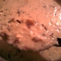 Fosterkmom's cooksnap of when they made Creamy Chicken and Wild Rice Soup.
