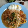 Cooksnap dari ellnarendrani untuk resep Mie Lendir khas Belakang Padang (mie rebus)