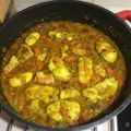 El cooksnap de Eduardo cuando hizo Rape con langostinos.