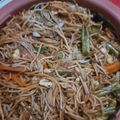  Hena Sarkar's cooksnap of when they made ভেজ চাউমিন (vej chao mien recipe in Bengali).