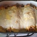El cooksnap de Reina Godoy cuando hizo Canelones de pollo con salsa blanca.