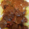 El cooksnap de charlysmeidei cuando hizo Riñones al jerez en salsa de pimiento rojo.