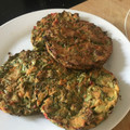 El cooksnap de Monica Rodriguez cuando hizo Tortas o hamburguesas de espinacas o acelgas.