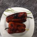 El cooksnap de irene M cuando hizo Escalivada de pimientos, cebolletas y tomates.
