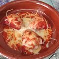 El cooksnap de Marina Cabezas cuando hizo Pimientos del piquillo relleno, gratinados.