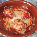 El cooksnap de Marina Cabezas cuando hizo Pimientos del piquillo relleno, gratinados.