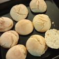 El cooksnap de Mavi Aldsu cuando hizo Pan para hamburguesas o tortugas 🍔.