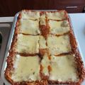 El cooksnap de Teresita Felíz cuando hizo Lasaña de carne y salsa boloñesa.