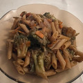 El cooksnap de Eduardo Agudo Alba cuando hizo Pasta corta con gambas y brócoli.