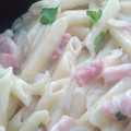 El cooksnap de Becky cuando hizo Salsa Carbonara perfecta (con cebolla).
