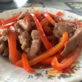 รูป Cooksnap ของ new เมื่อเขาทำ หมูผัดพริกหวาน