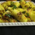Twinkal Kalpesh Kabrawala's cooksnap of when they made ખાંડવી.