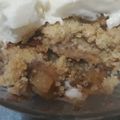 El cooksnap de Mayra cuando hizo Crumble de manzana.