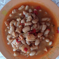 El cooksnap de Mari Martínez Cortés cuando hizo Guiso exprés de alubias y pescado.