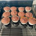 El cooksnap de karina yebenes cuando hizo Muffins de Chocolate 🍫.