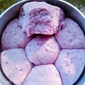 Cooksnap dari DaruDewi untuk resep Roti Sobek Ubi Ungu Kukus